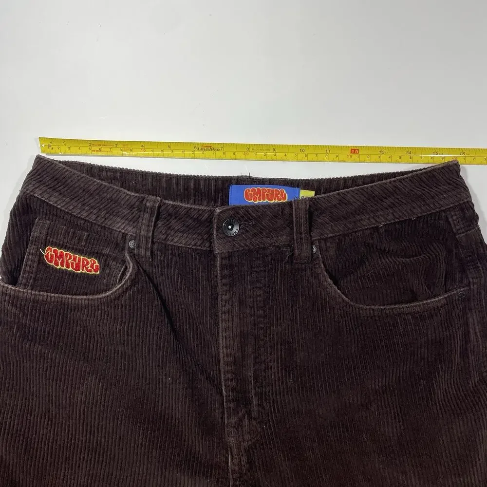 Empyre Relaxed Fit Corduroy Pants Mens 30 Brown Baggy Skate Skater Y2K Cords